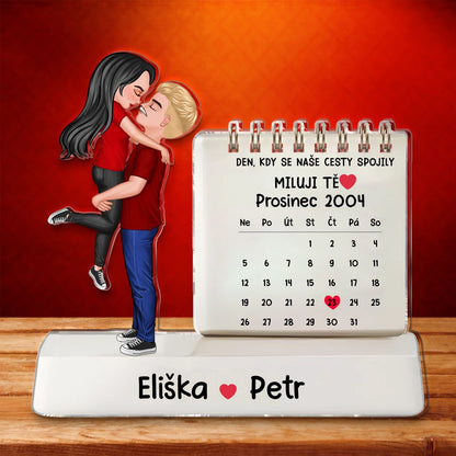 Akrylový plak - Den, kdy se naše cesty spojily