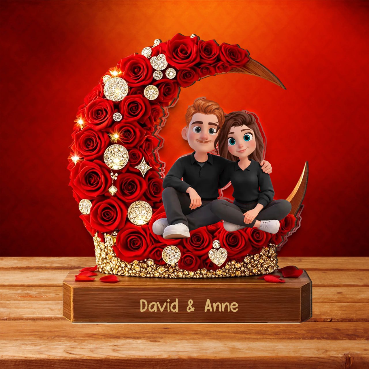 Akrylový plak - Miluji Tě 2