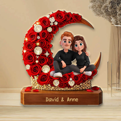 Akrylový plak - Miluji Tě 2