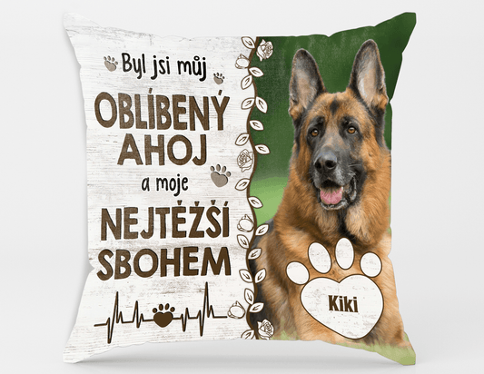 Polštář - Byl jsi můj oblíbený ahoj a moje nejtěžší sbohem - Climo.cz
