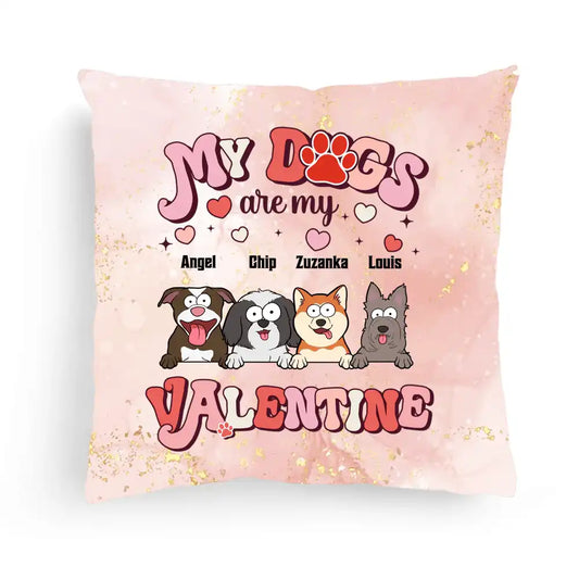Polštář - My pets are my Valentine - až 6 mazlíčci - Climo.cz
