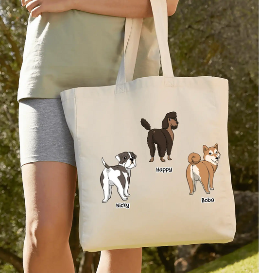 Totebag - Moji mazlíčci přátelé - Až 3 psi - Climo.cz