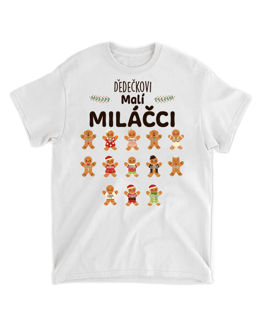 Tričko - Dědečkovi malí miláčci - Až 15 dětí - Climo.cz