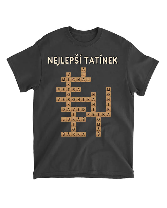 Tričko - Křížovka - Nejlepší tatínek - Climo.cz