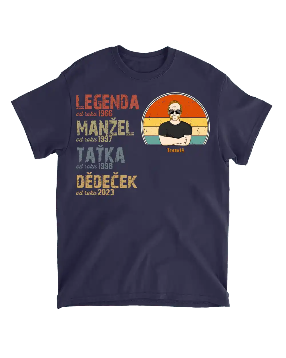 Tričko - Legenda Manžel Taťka Dědeček 2 - Climo.cz