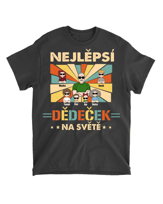 Tričko - Nejlepší dědeček na světě 2 - až 7 dětí - Climo.cz