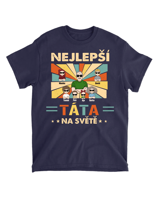 Tričko - Nejlepší táta na světě 2 - až 7 dětí - Climo.cz