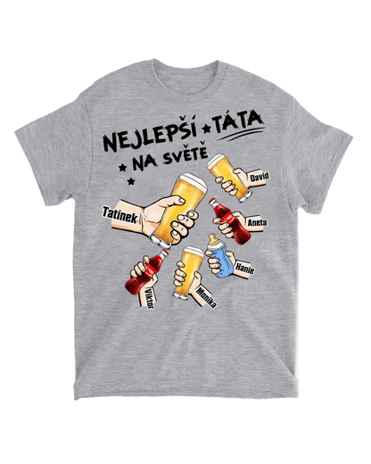 Tričko - Nejlepší táta na světě 4 - až 5 dětí - Climo.cz