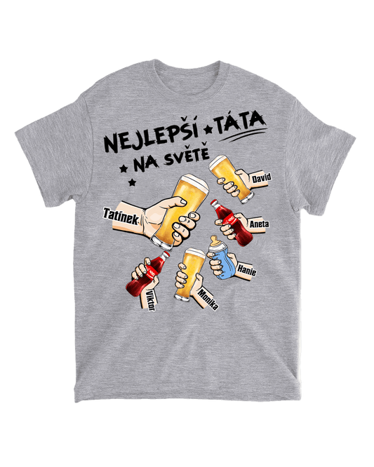 Tričko - Nejlepší táta na světě 4 - až 5 dětí - Climo.cz