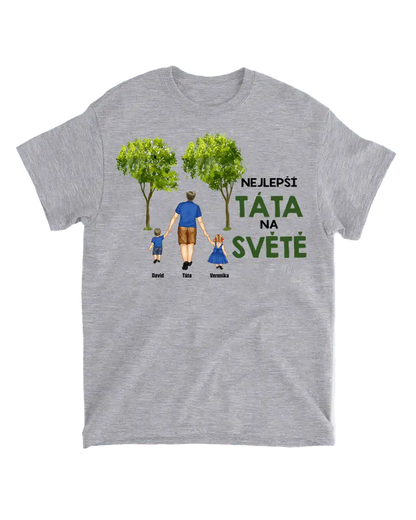 Tričko - Nejlepší táta na světě 5 - až 5 dětí - Climo.cz