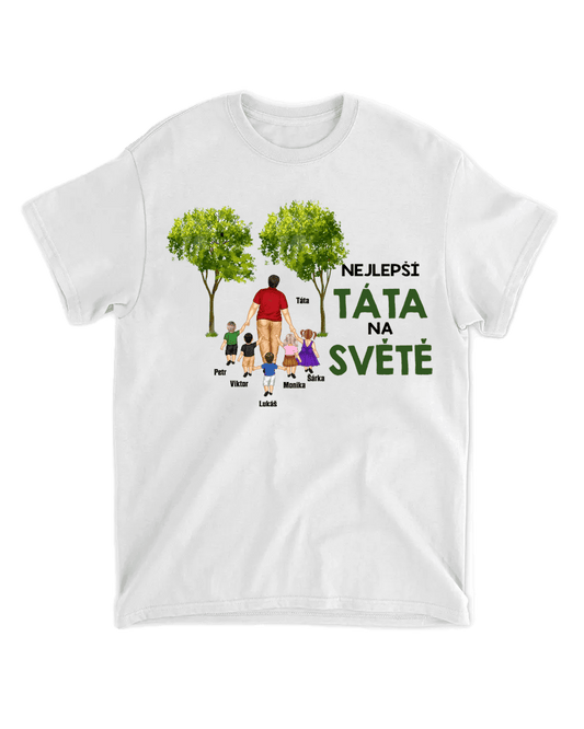 Tričko - Nejlepší táta na světě 5 - až 5 dětí - Climo.cz