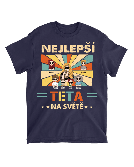 Tričko - Nejlepší Teta na světě 2 - až 7 dětí - Climo.cz