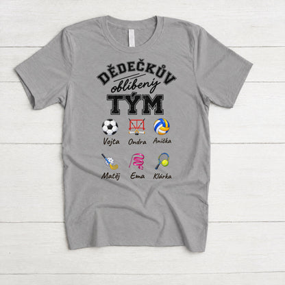 Tričko - Oblíbený tým - sporty a jména - Climo.cz