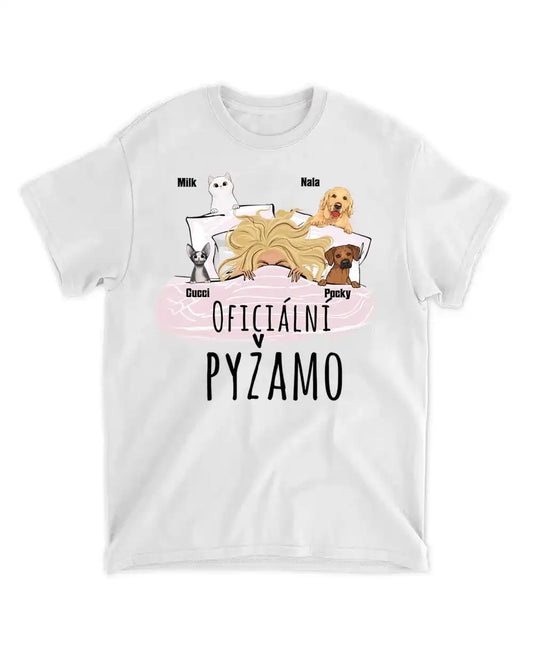 Tričko - Oficiální pyžamo 1 - až 4 mazlíčků - Climo.cz