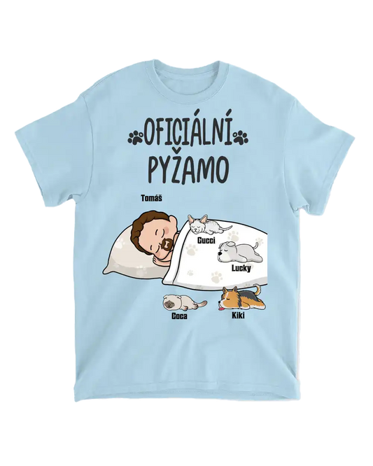 Tričko - Oficiální pyžamo 3 - až 6 mazlíčci - Climo.cz