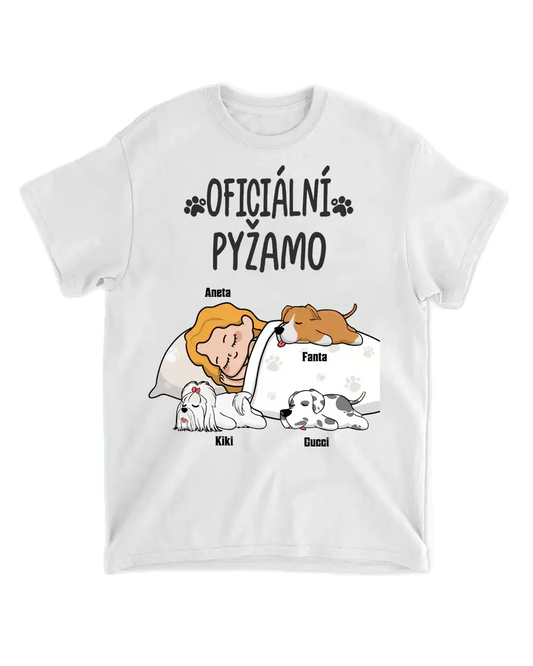 Tričko - Oficiální pyžamo 3 - až 6 psů - Climo.cz