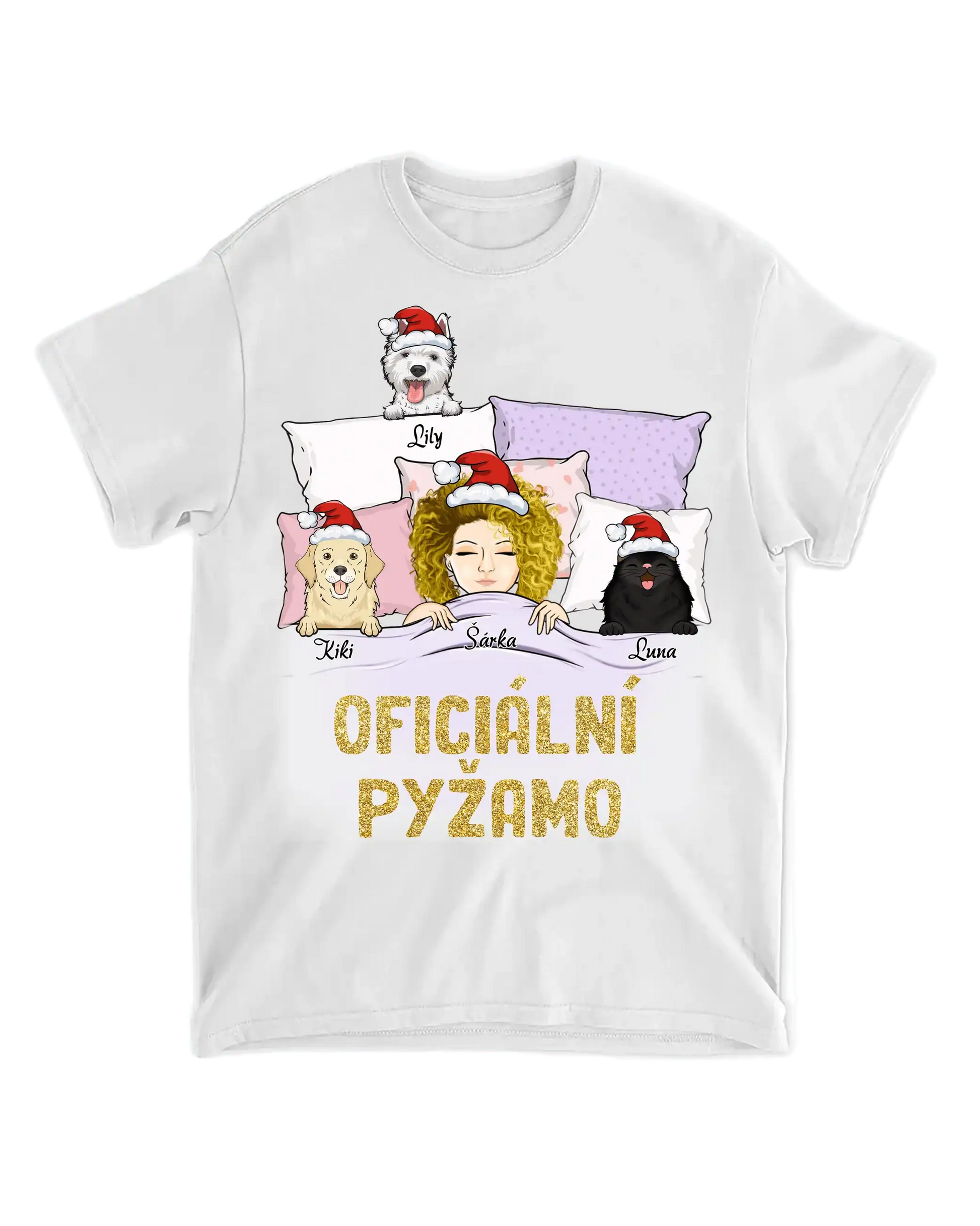Tričko - Oficiální pyžamo 8 - až 5 mazlíčků - Climo.cz