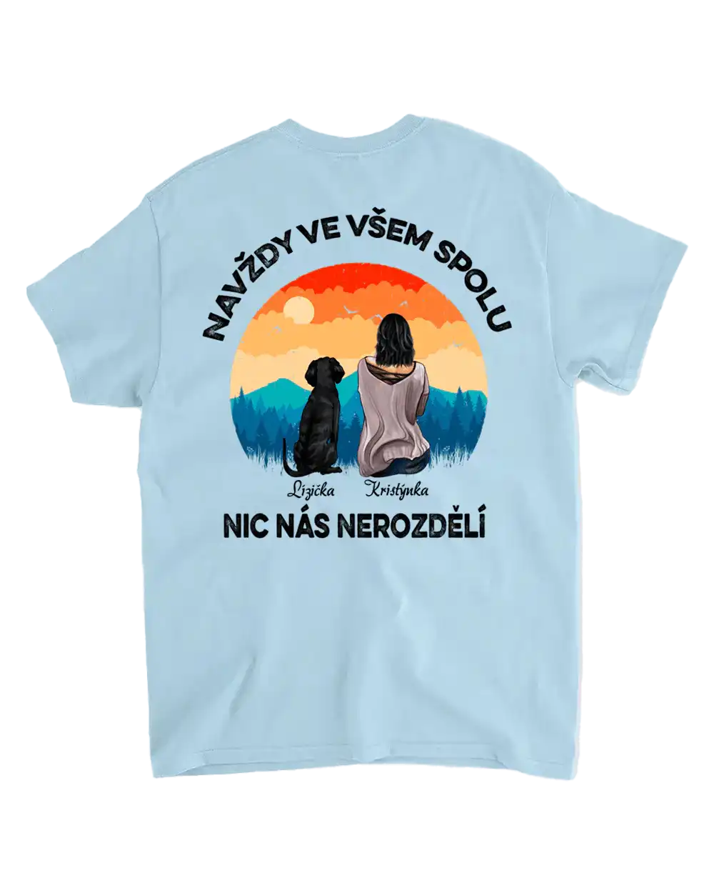 Tričko - Přátelé navždy - Zadní potisk - Climo.cz
