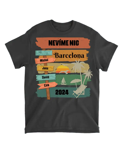 Tričko - Skupinová dovolená - až 6 lidí - Climo.cz