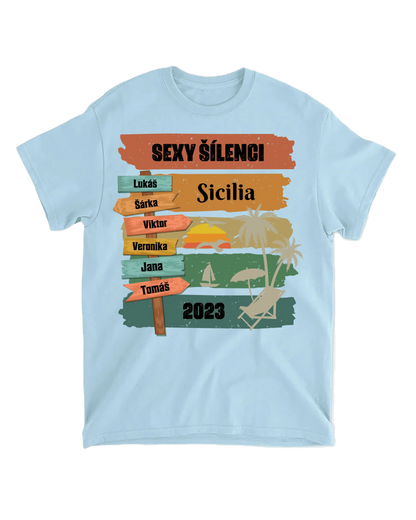 Tričko - Skupinová dovolená - až 6 lidí - Climo.cz