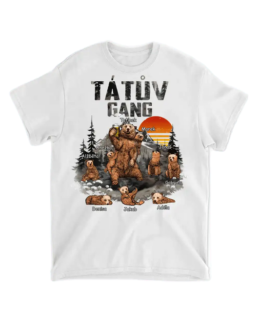 Tričko - Tátův gang - až 8 dětí - Climo.cz