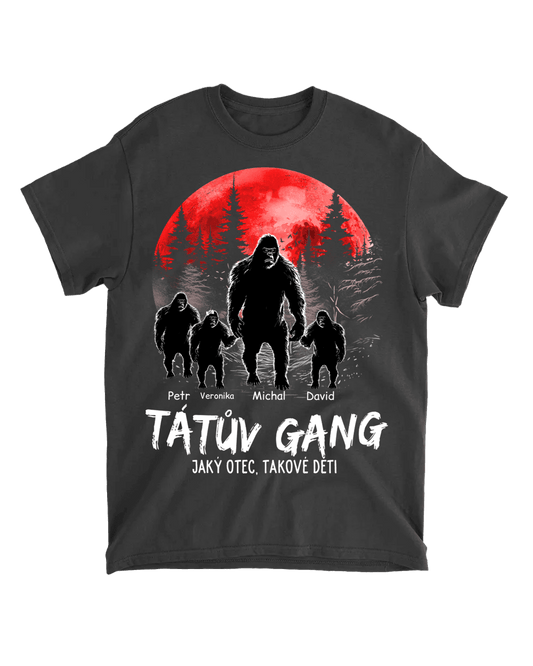 Tričko - Tátův gang, jaký otec, takové děti - až 6 dětí - Climo.cz