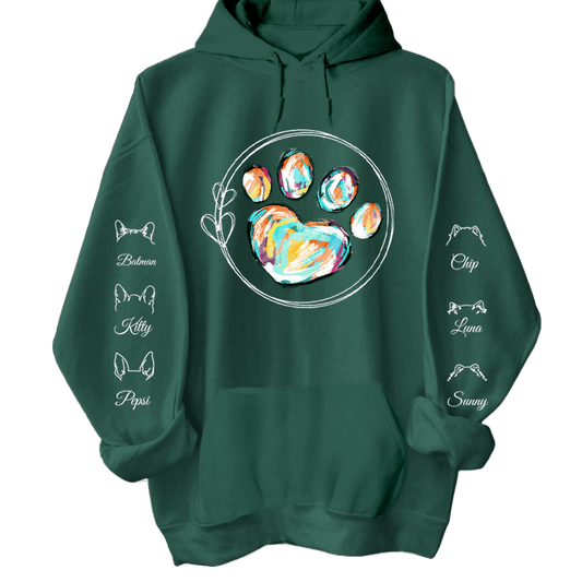 Hoodie - Jen holka, která miluje zvířecí mazlíčky 3 - až 6 mazlíčků - Climo