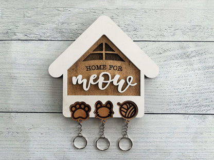 Věšáky na klíče - Home for meow - Climo.cz