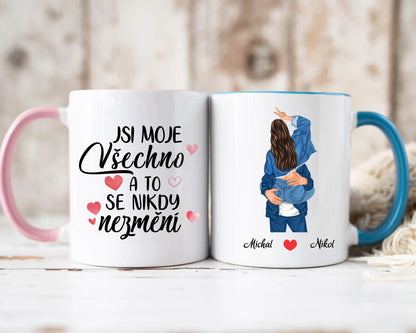Hrnek - Líbající se pár 2. verze - Jsi moje všechno a to se nikdy nezmění - Climo.cz
