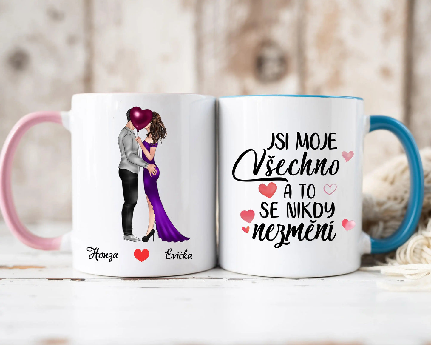 Hrnek - Líbající se pár - Jsi moje všechno a to se nikdy nezmění - Climo.cz