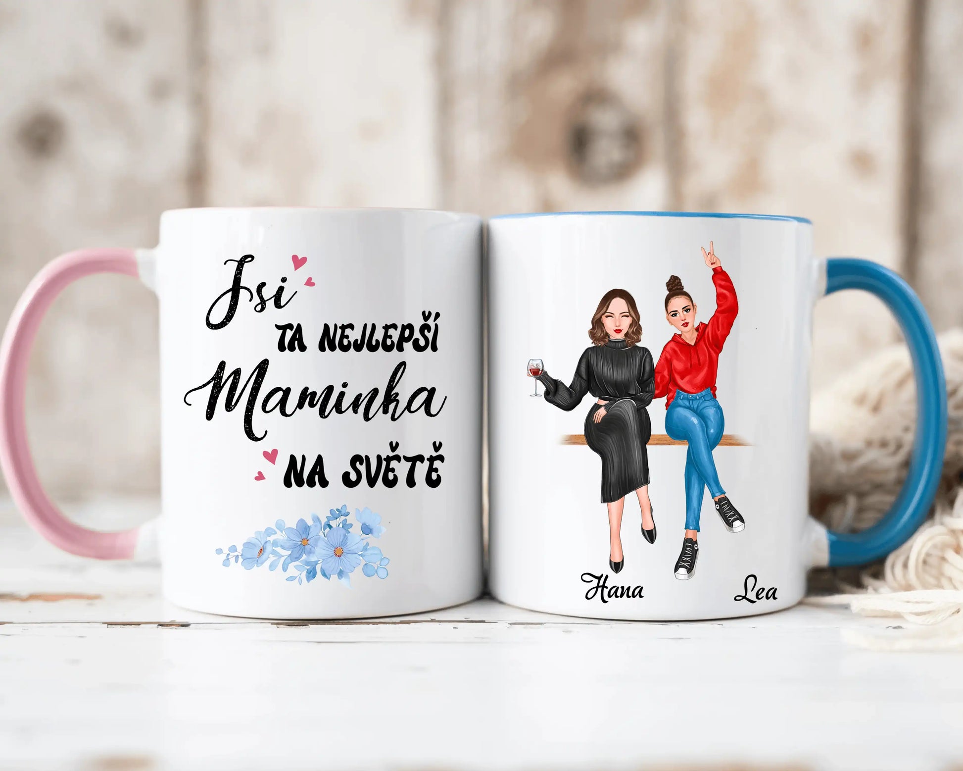 Hrnek - Matka a Dcera 2. verze - Jsi ta nejlepší maminka na světě - Climo.cz