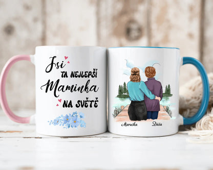 Hrnek - Matka a Dcera 3. verze - Jsi ta nejlepší maminka na světě - Climo.cz