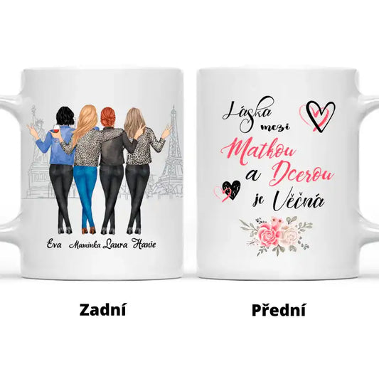 Hrnek - Matka a Dcera 7. verze - až 3 dcery - Climo.cz