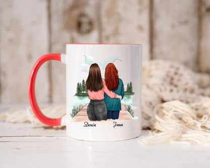 Hrnek - Matka a Dcera - Nejkrásnější, nejbáječnější, nejúžasnější, nejmilejší, prostě ta nejlepší - Climo.cz