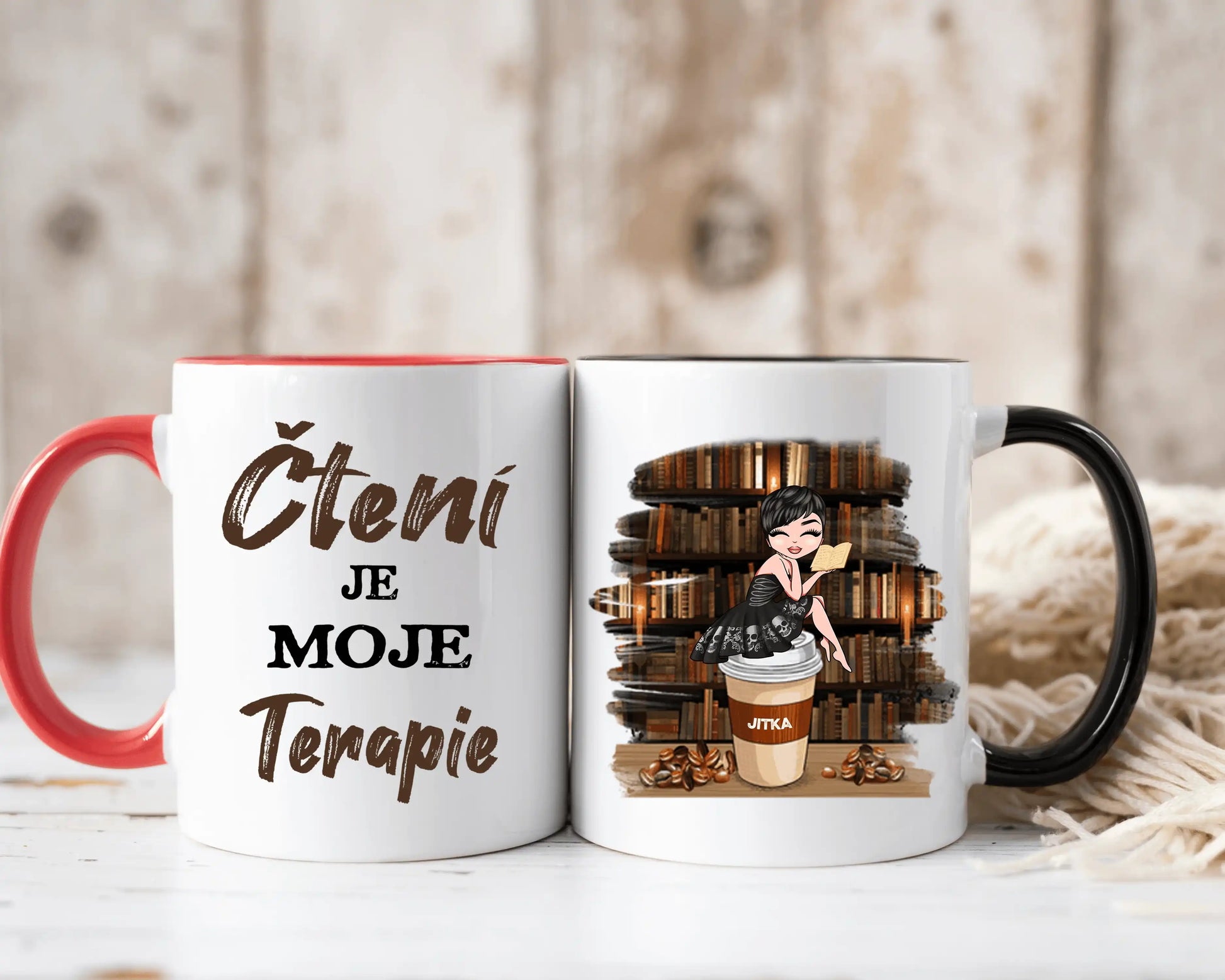 Hrnek - Miluji čtení 1. verze - Climo.cz