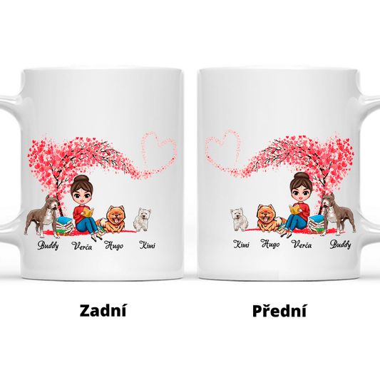 Hrnek - Miluji čtení a psa - Climo.cz