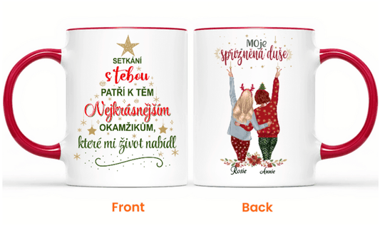 Hrnek - Moje spřízněná duše - až 2 holky - Vánoční verze - Climo.cz