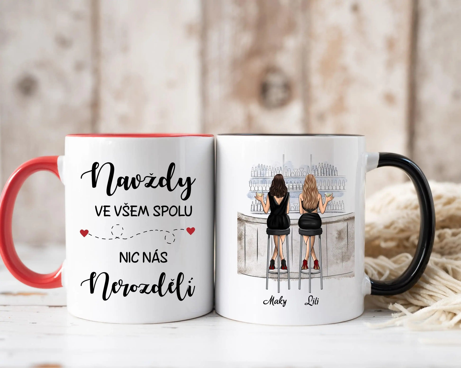 Hrnek - Nejlepší kamarádka Bar - NAVŽDY ve všem spolu. Nic nás NEROZDĚLÍ - Climo.cz