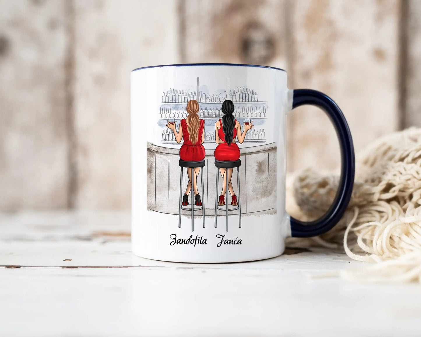 Hrnek - Nejlepší kamarádka Bar - NAVŽDY ve všem spolu. Nic nás NEROZDĚLÍ - Climo.cz