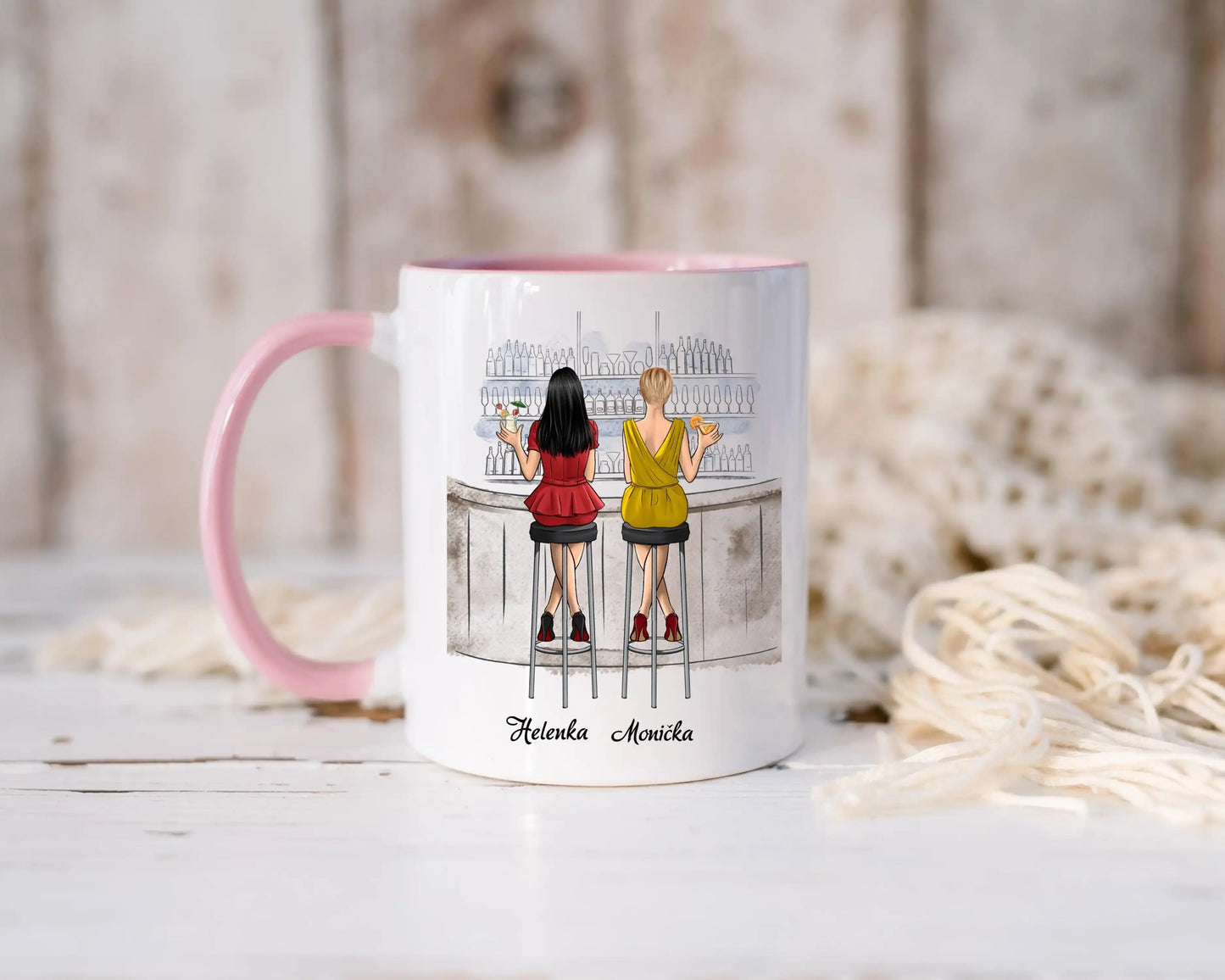 Hrnek - Nejlepší kamarádka Bar - NAVŽDY ve všem spolu. Nic nás NEROZDĚLÍ - Climo.cz