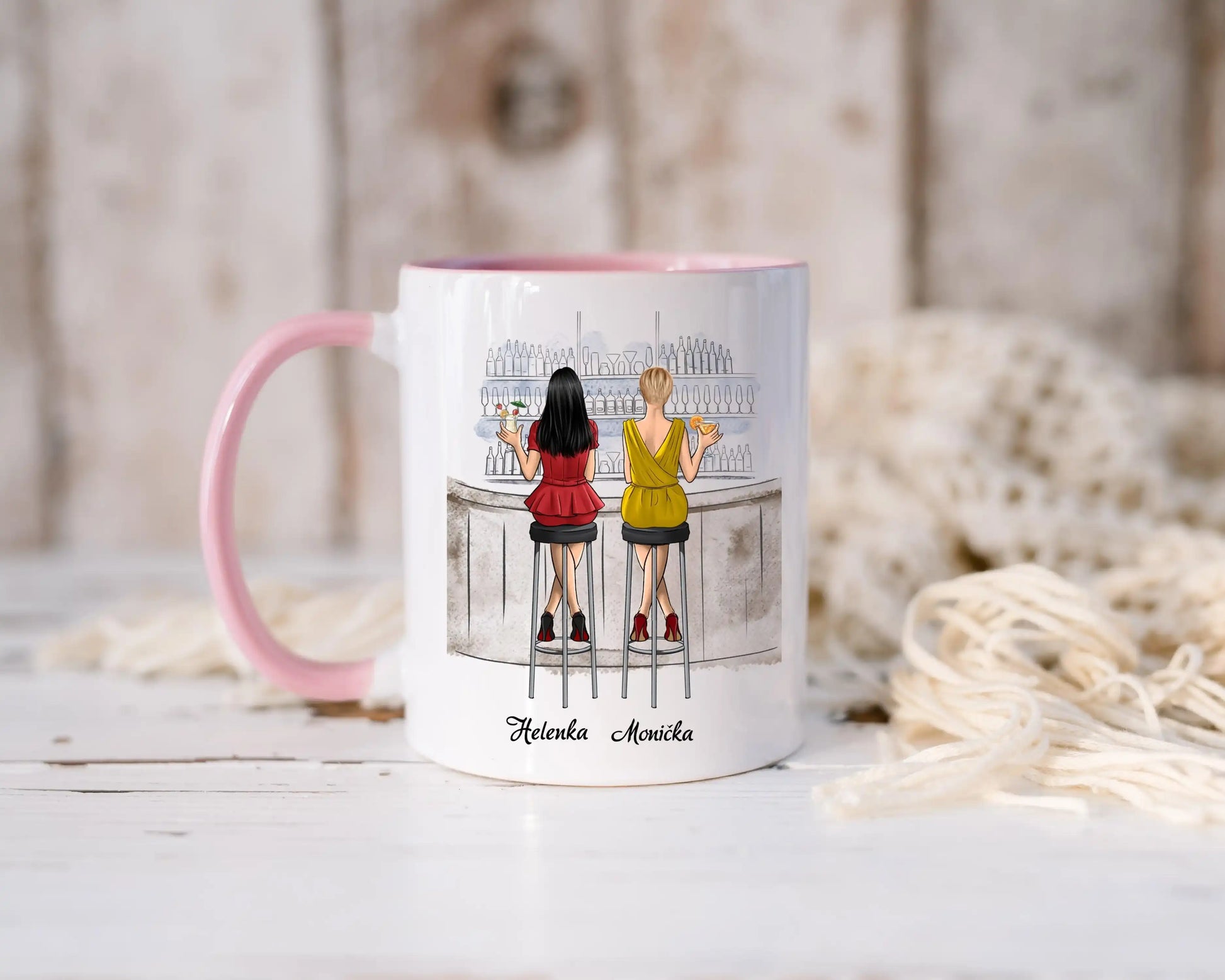 Hrnek - Nejlepší kamarádka Bar - NAVŽDY ve všem spolu. Nic nás NEROZDĚLÍ - Climo.cz