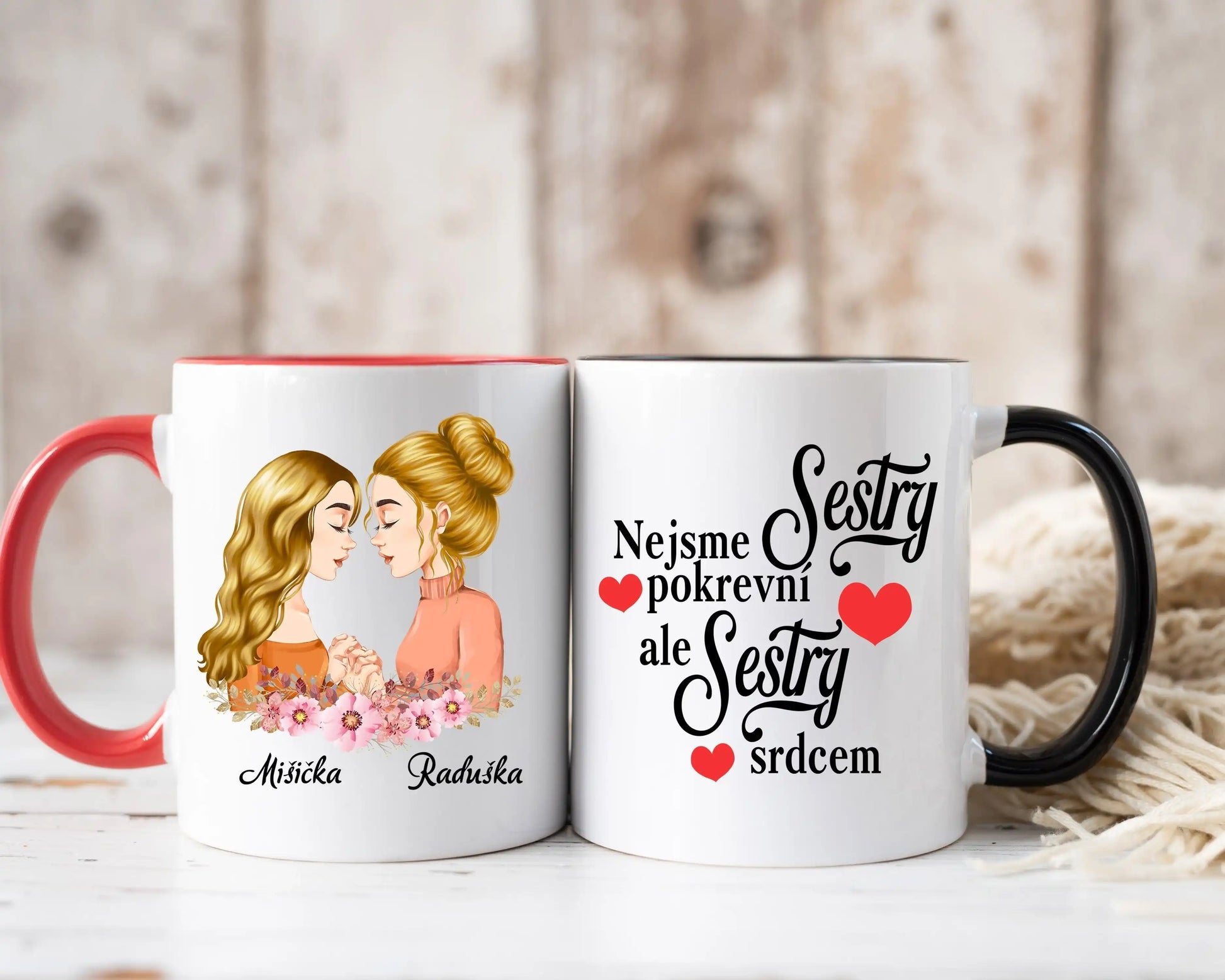 Hrnek - Nejlepší kamarádka- Nejsme pokrevní SESTRY, ale SESTRY srdcem. - Climo.cz