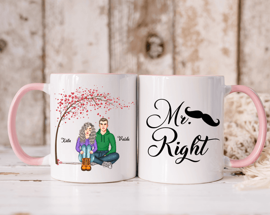 Hrnek - Zamilovaný pár 3. verze - Mr Right - Climo.cz